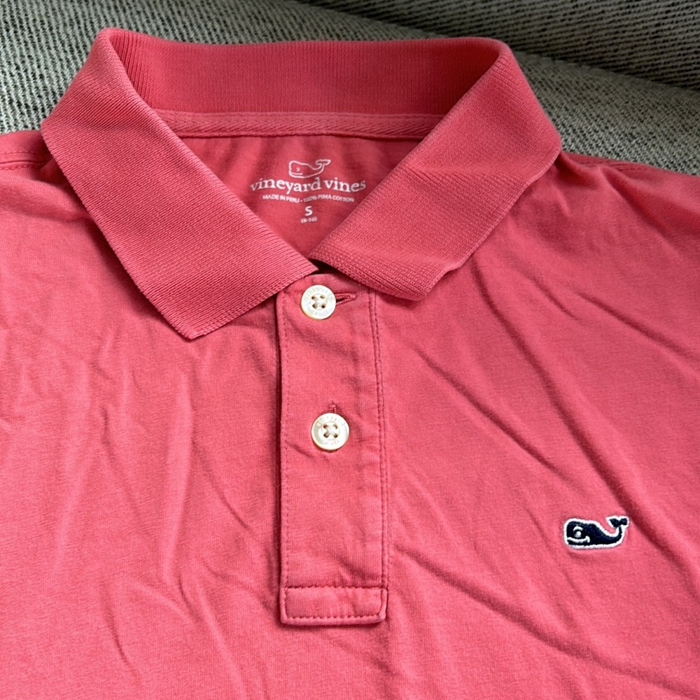 Vineyard Vines Long Sleeves Polo Shirt Youth Size Small (8-10)